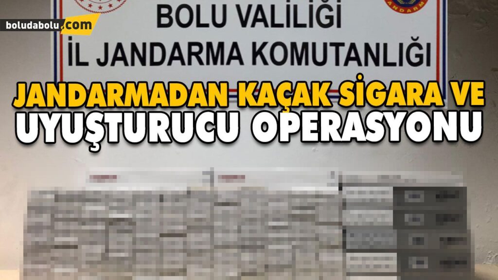JANDARMADAN KAÇAK SİGARA VE UYUŞTURUCU OPERASYONU JANDARMADAN KAÇAK SİGARA VE UYUŞTURUCU OPERASYONU