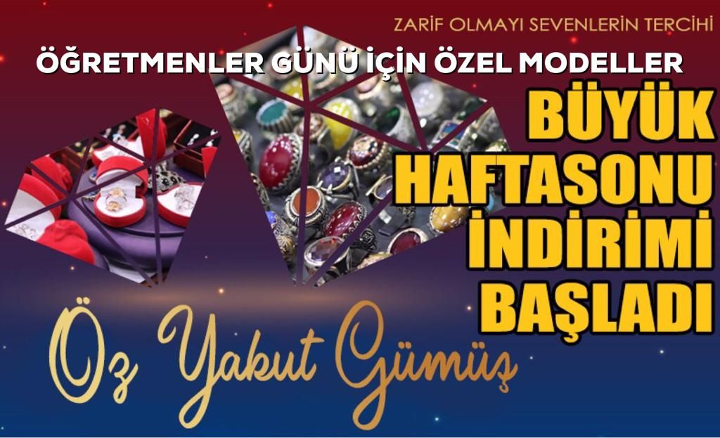 ÖĞRETMENLER GÜNÜNE ÖZEL HEDİYELER ÖZYAKUT GÜMÜŞ’TE ÖĞRETMENLER GÜNÜNE ÖZEL HEDİYELER ÖZYAKUT GÜMÜŞ’TE