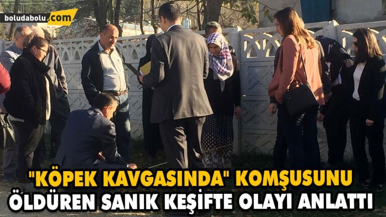“KÖPEK KAVGASINDA” KOMŞUSUNU ÖLDÜREN SANIK KEŞİFTE OLAYI ANLATTI