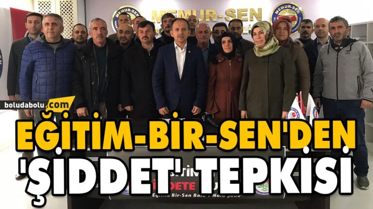 EĞİTİM-BİR-SEN’DEN ‘ŞİDDET’ TEPKİSİ