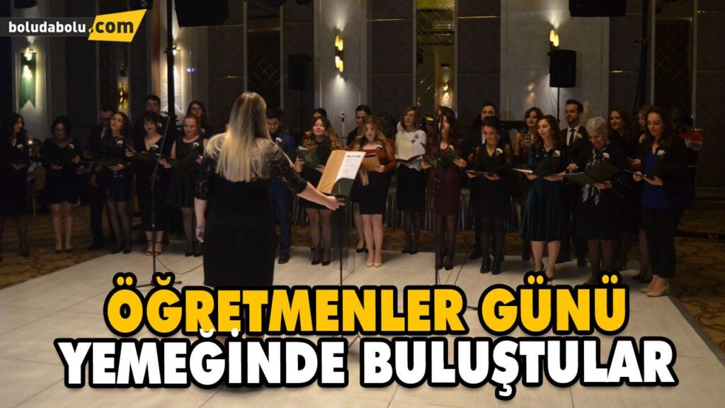 ÖĞRETMENLER GÜNÜ YEMEĞİNDE BULUŞTULAR ÖĞRETMENLER GÜNÜ YEMEĞİNDE BULUŞTULAR