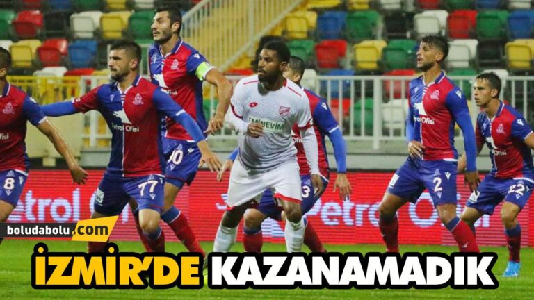 BOLUSPOR İZMİR’DE KAYIP