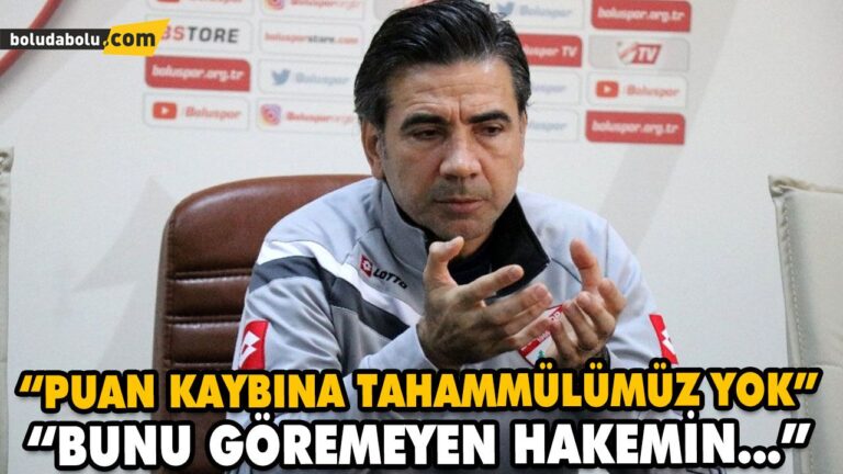 “BUNU GÖREMEYEN HAKEMİN…”