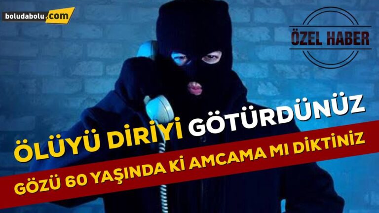 EMEKLİ ADAMI İŞTE BÖYLE DOLANDIRDILAR