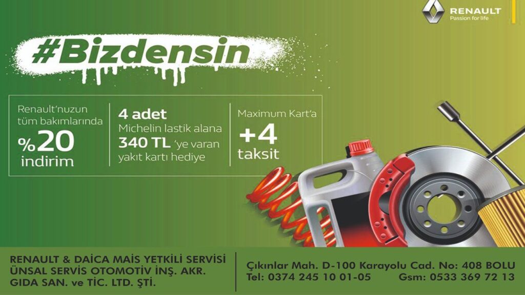 RENAULT VE DACİA’NIN KIŞ SERVİS KAMPANYASI BAŞLADI RENAULT VE DACİA’NIN KIŞ SERVİS KAMPANYASI BAŞLADI