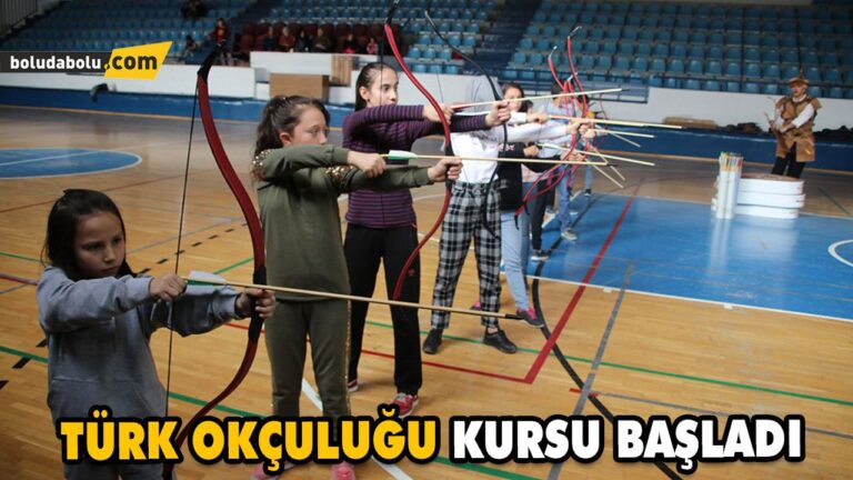 TÜRK OKÇULUĞU KURSU BAŞLADI
