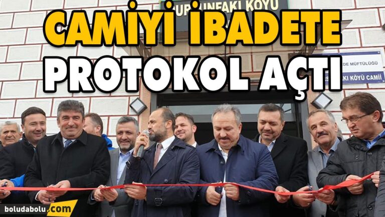 DURSUNFAKI KÖYÜ CAMİİ AÇILDI