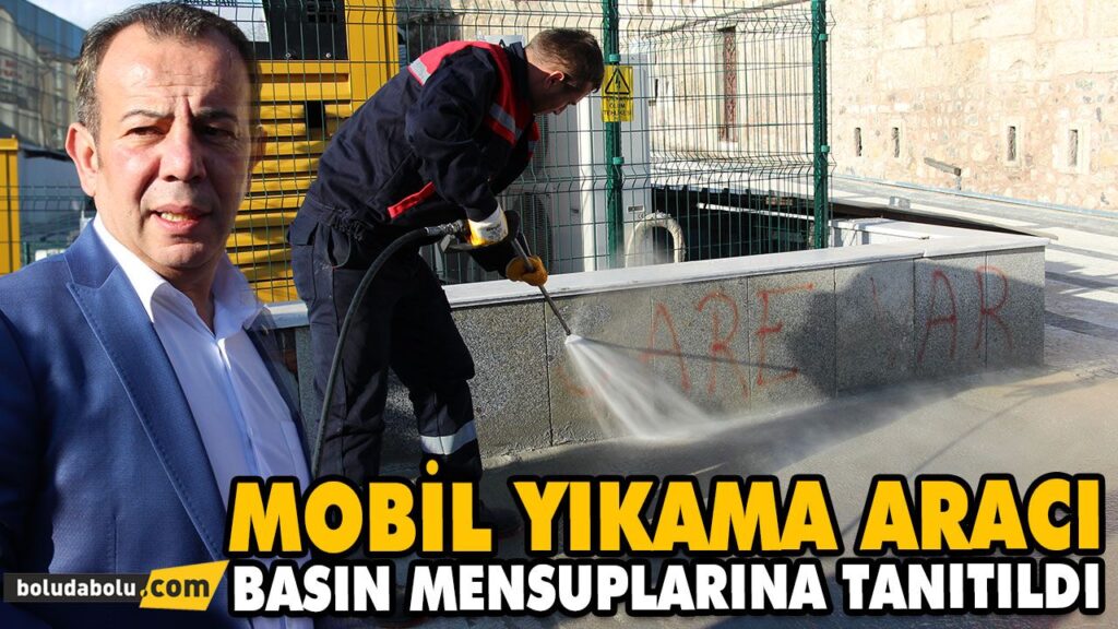 MOBİL YIKAMA ARACI BASIN MENSUPLARINA TANITILDI MOBİL YIKAMA ARACI BASIN MENSUPLARINA TANITILDI