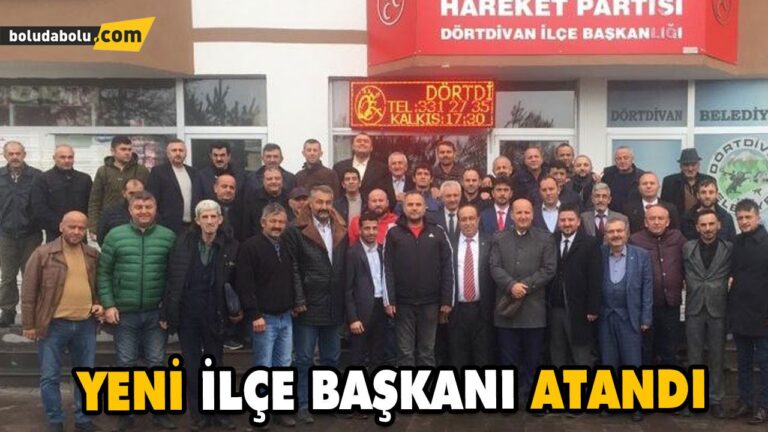 YENİ İLÇE BAŞKANI ATANDI