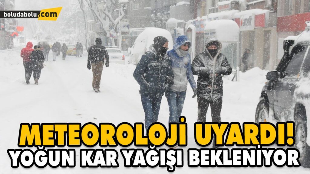 YOĞUN KAR YAĞIŞI BEKLENİYOR YOĞUN KAR YAĞIŞI BEKLENİYOR