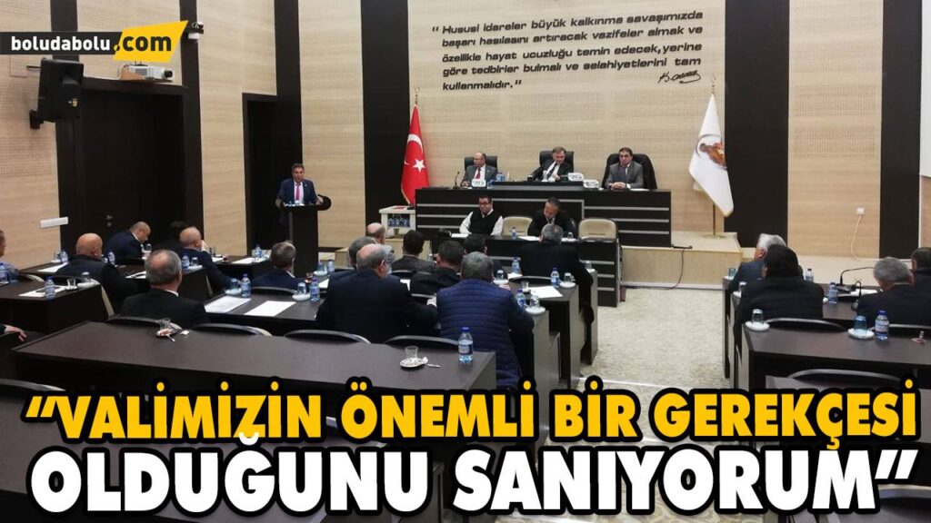 “VALİMİZİN ÖNEMLİ BİR GEREKÇESİ OLDUĞUNU SANIYORUM” “VALİMİZİN ÖNEMLİ BİR GEREKÇESİ OLDUĞUNU SANIYORUM”
