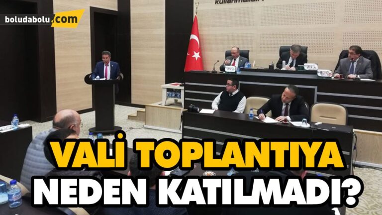 VALİ BEY NEREDE?