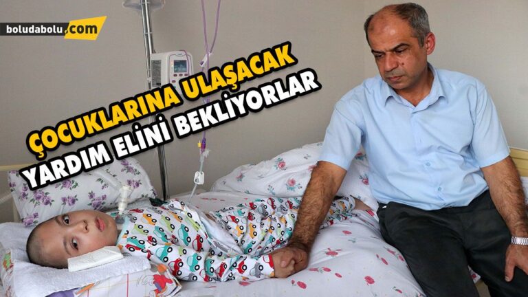 ÇOCUKLARINA ULAŞACAK YARDIM ELİNİ BEKLİYORLAR