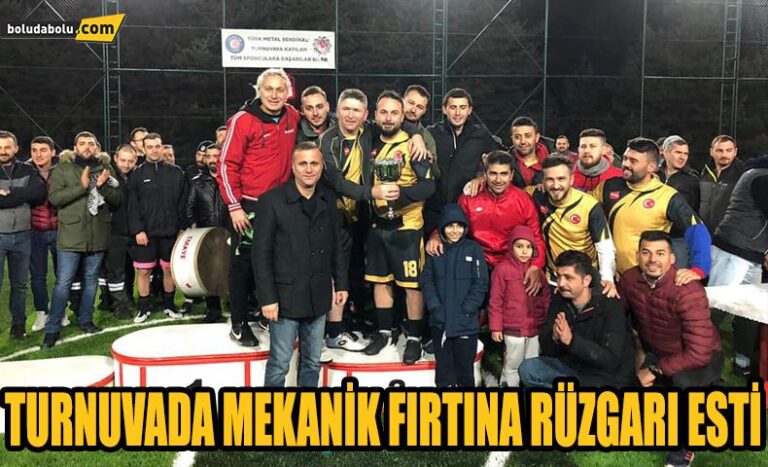TURNUVADA MEKANİK FIRTINA RÜZGARI ESTİ