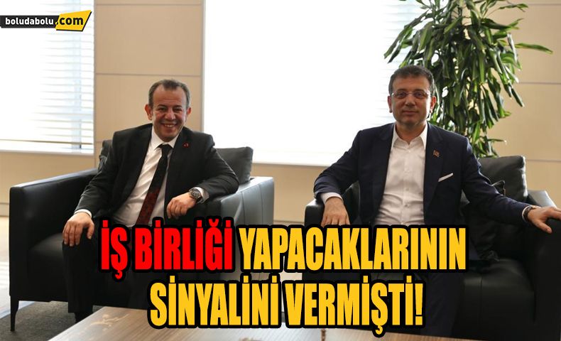 İŞ BİRLİĞİ YAPACAKLARININ SİNYALİNİ VERMİŞTİ! İŞ BİRLİĞİ YAPACAKLARININ SİNYALİNİ VERMİŞTİ!