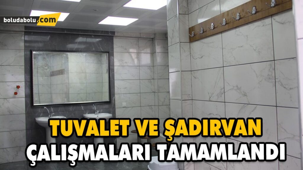 TUVALET VE ŞADIRVAN ÇALIŞMALARI TAMAMLANDI TUVALET VE ŞADIRVAN ÇALIŞMALARI TAMAMLANDI
