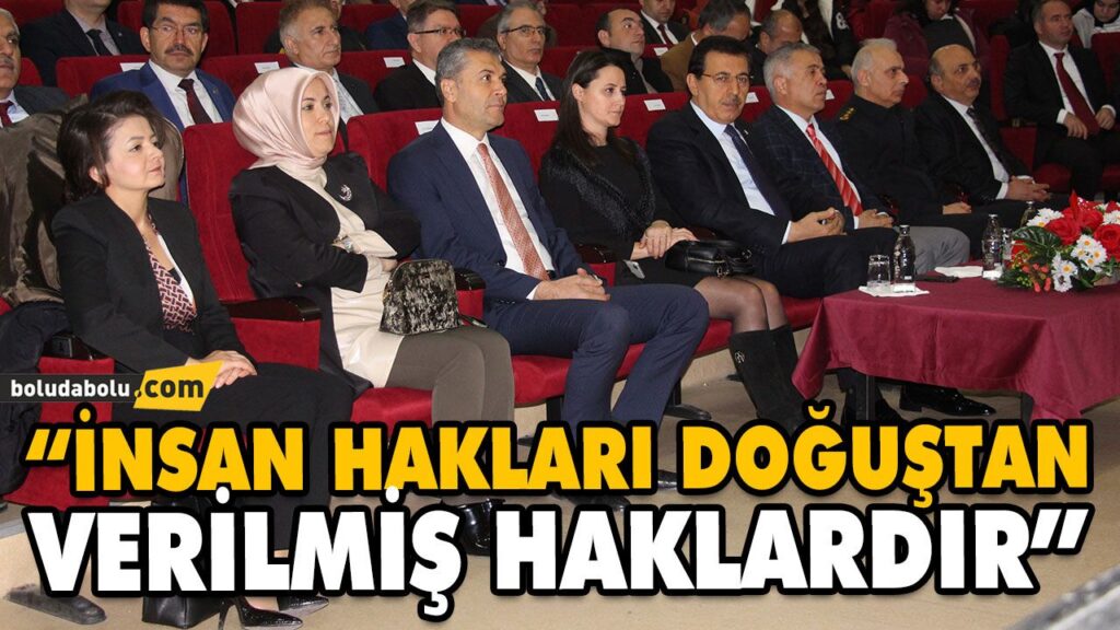 “İNSAN HAKLARI DOĞUŞTAN VERİLMİŞ HAKLARDIR” “İNSAN HAKLARI DOĞUŞTAN VERİLMİŞ HAKLARDIR”