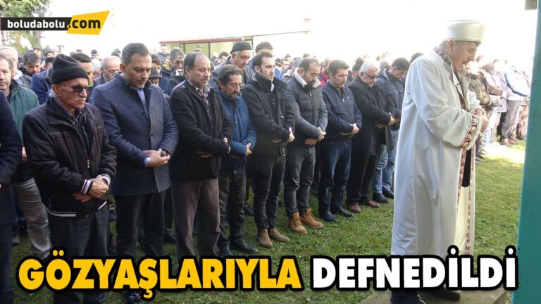 GÖZYAŞLARIYLA DEFNEDİLDİ