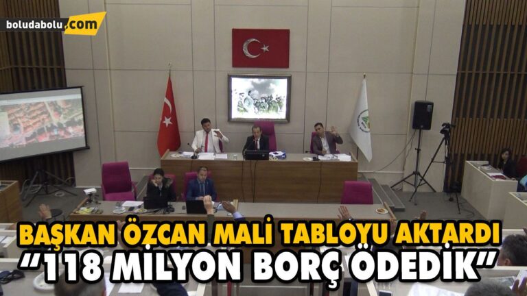 “118 MİLYON BORÇ ÖDEDİK”