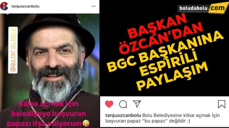 BAŞKAN ÖZCAN’IN ESPİRİLİ PAYLAŞIMI DİKKAT ÇEKTİ