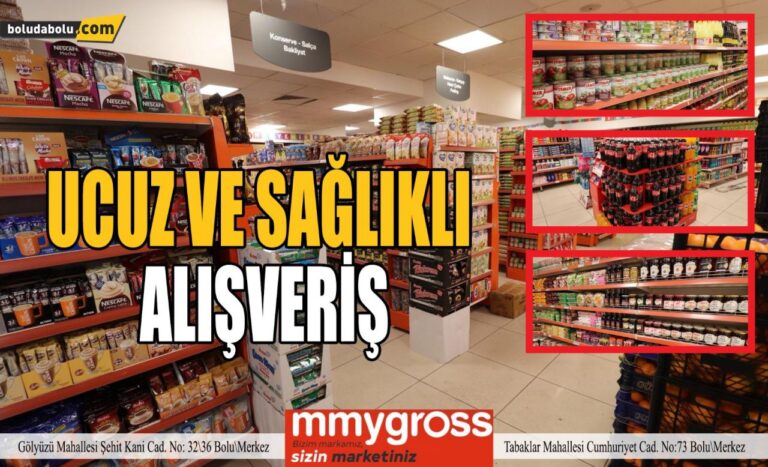 MMYGROSS SÜPER MARKET UYGUN FİYATA KALİTELİ HİZMET VERİYOR