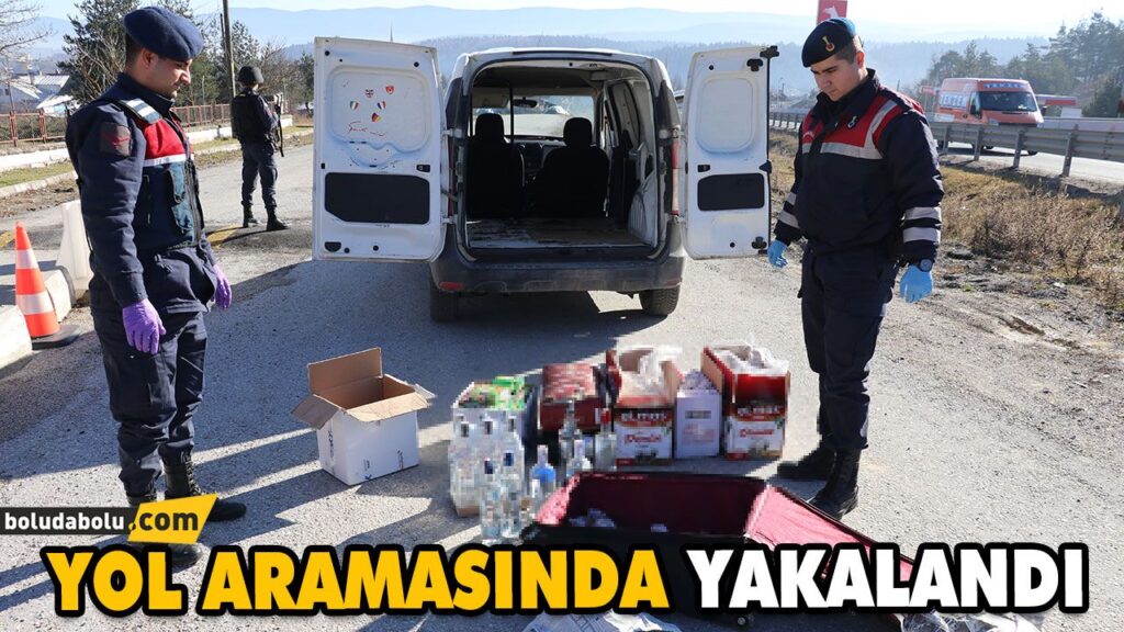 YOL ARAMASINDA YAKALANDI