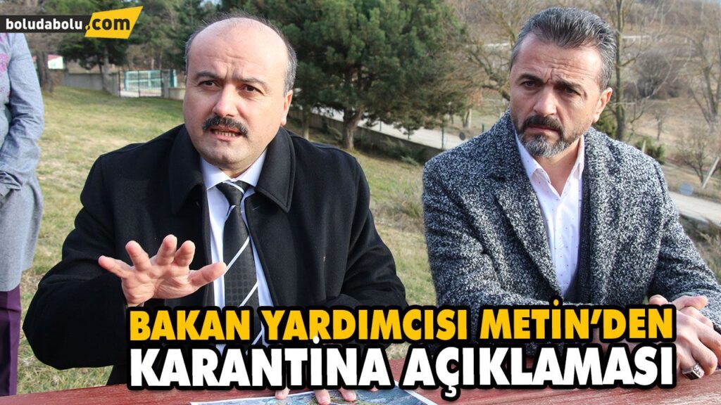 FATİH METİN’DEN KARANTİNA AÇIKLAMASI FATİH METİN’DEN KARANTİNA AÇIKLAMASI