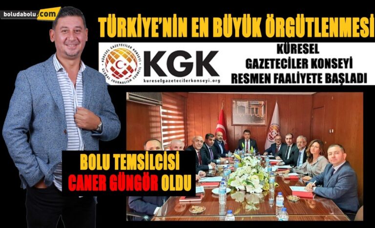 KGK BOLU TEMCİLCİSİ CANER GÜNGÖR OLDU