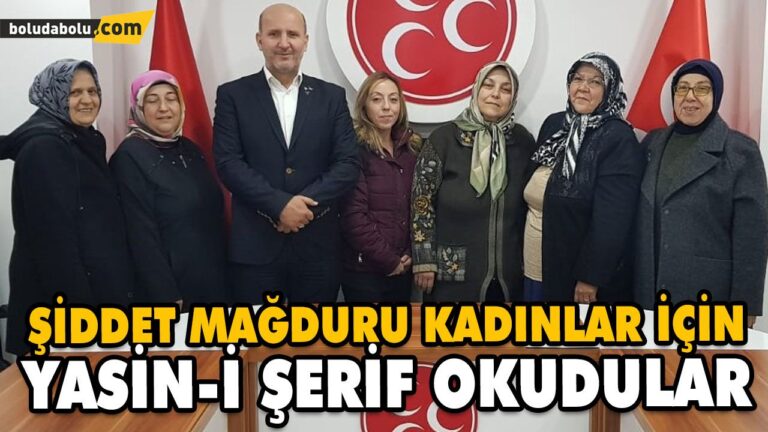 ŞİDDET MAĞDURU KADINLAR İÇİN YASİN-İ ŞERİF OKUDULAR
