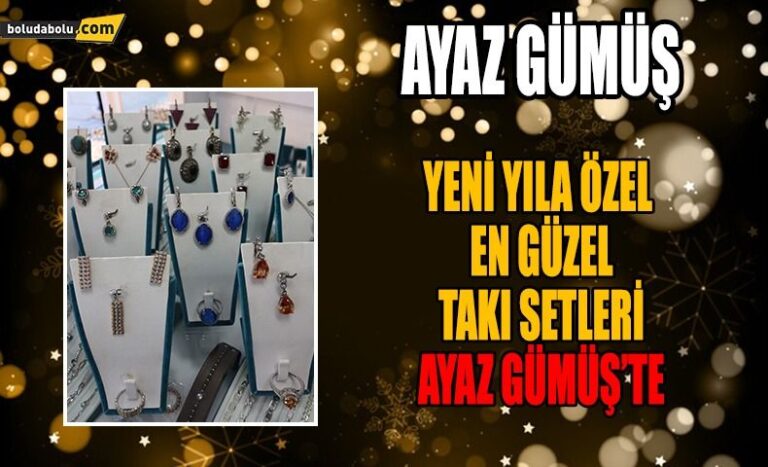 YENİ YIL HEDİYELERİ İÇİN AYAZ GÜMÜŞ