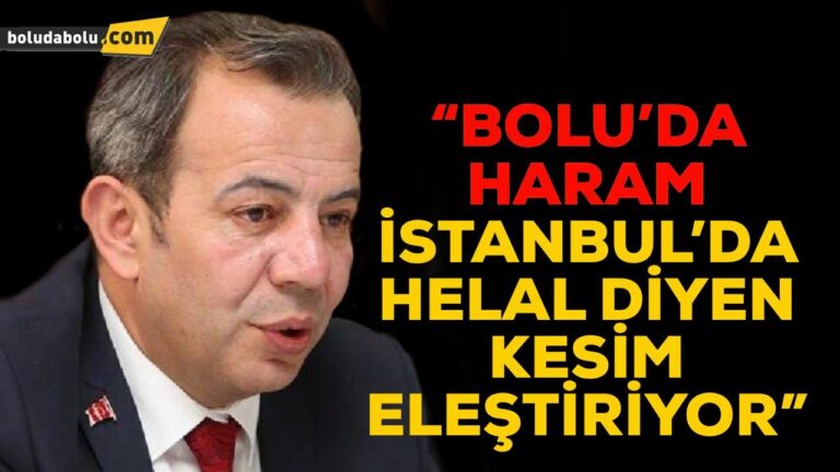 BOLU’DA HARAM İSTANBUL’DA HELAL