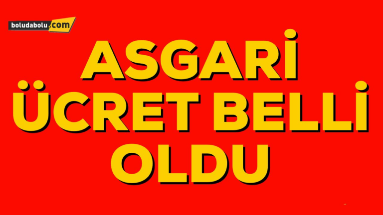 ASGARİ ÜCRET BELLİ OLDU