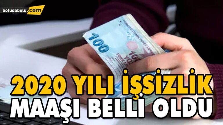 İŞSİZLİK MAAŞI NE KADAR OLDU?