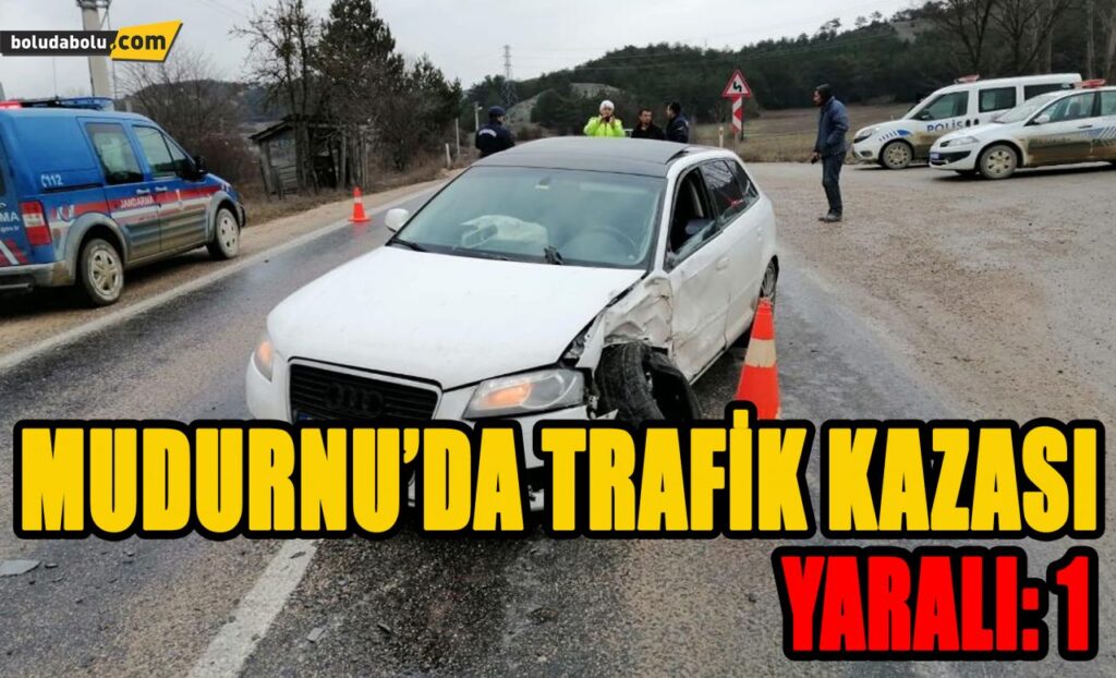 MUDURNU’DA TRAFİK KAZASI YARALI:1