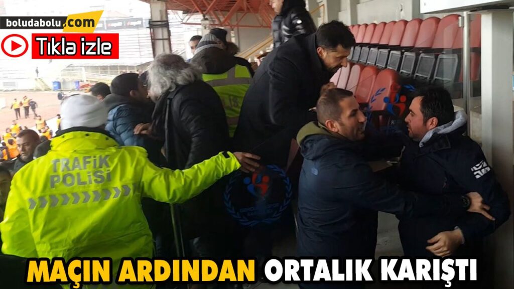 MAÇIN ARDINDAN ORTALIK KARIŞTI İŞTE O ANLAR MAÇIN ARDINDAN ORTALIK KARIŞTI İŞTE O ANLAR