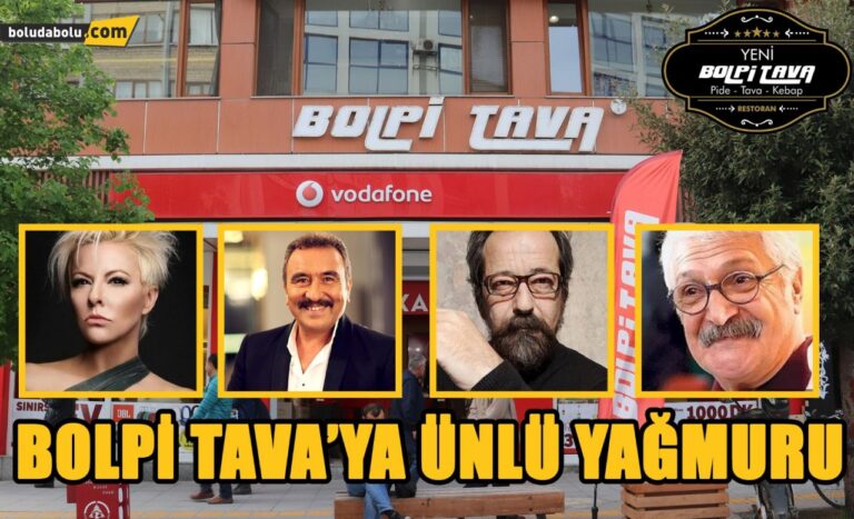 BOLPİ TAVA’YA ÜNLÜ YAĞMURU