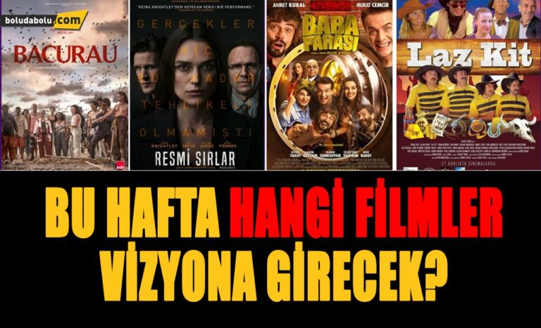 BU HAFTA HANGİ FİLMLER VİZYONA GİRECEK?