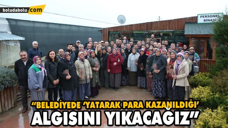 “BELEDİYEDE ‘YATARAK PARA KAZANILDIĞI’ ALGISINI YIKACAĞIZ”