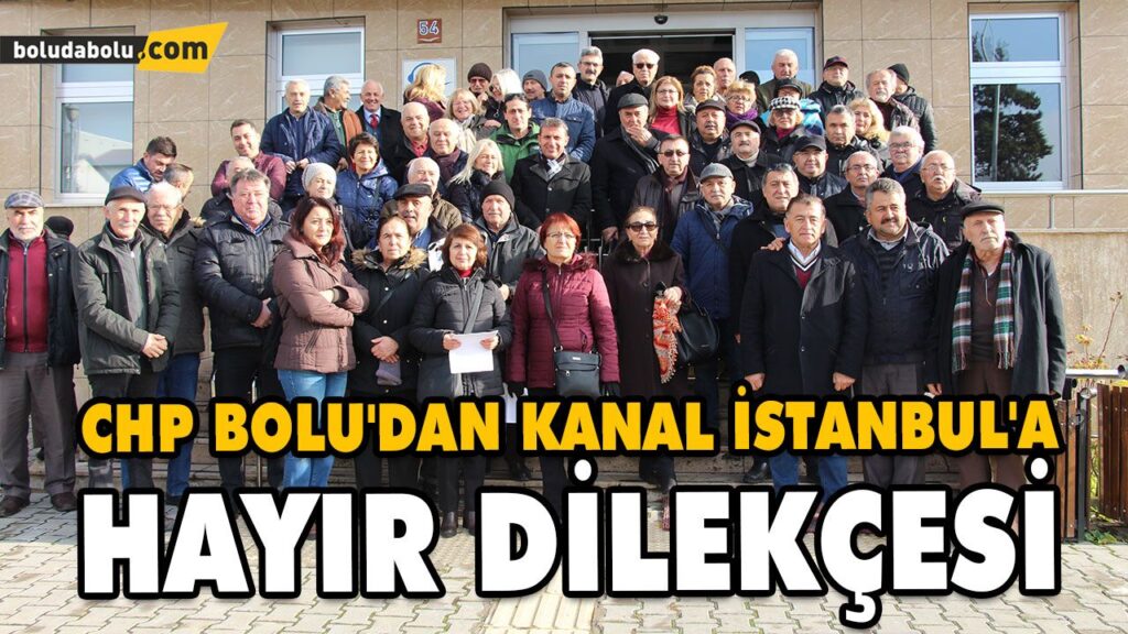 CHP’LİLER KANAL İSTANBUL’UN ÇED RAPORU’NA İTİRAZ DİLEKÇESİ VERDİ CHP’LİLER KANAL İSTANBUL’UN ÇED RAPORU’NA İTİRAZ DİLEKÇESİ VERDİ