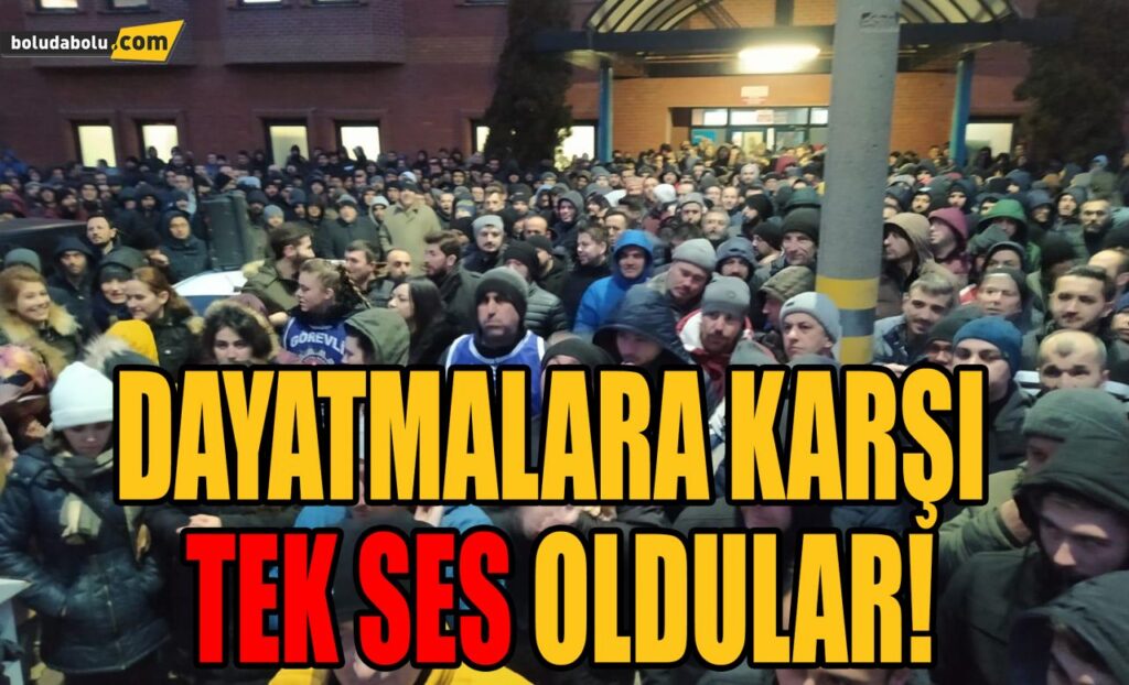 DAYATMALARA KARŞI TEK SES OLDULAR! DAYATMALARA KARŞI TEK SES OLDULAR!