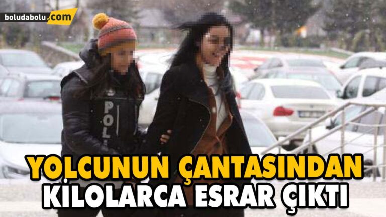OTOBÜSTE ESRARLA YAKALANDI, ADLİYEYE GÖTÜRÜLÜRKEN GÜLDÜ