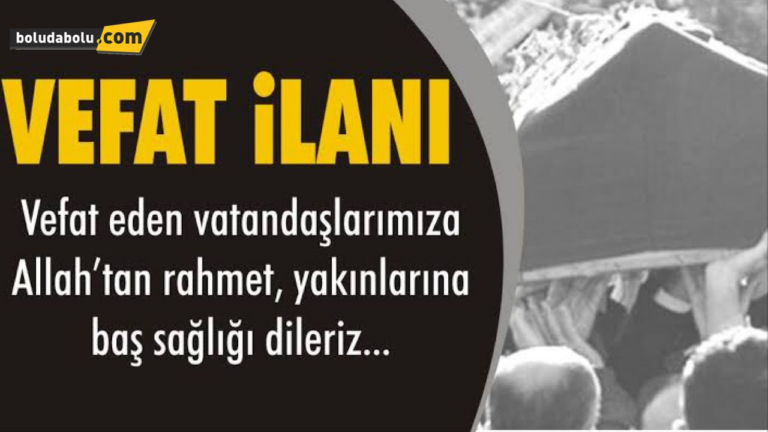 VEFAT EDENLER (7 OCAK 2020)