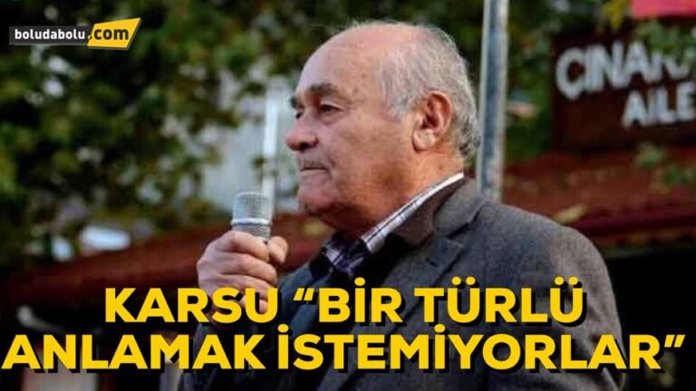 KARSU DOĞANAY’IN İDDİALARINA CEVAP VERDİ