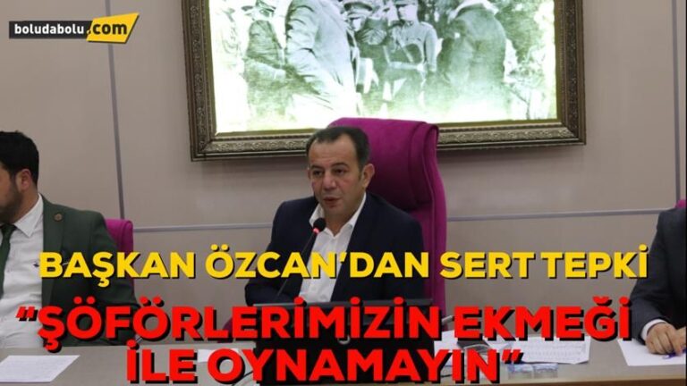 ŞOFÖR ESNAFIN EKMEĞİYLE OYNAMAYIN