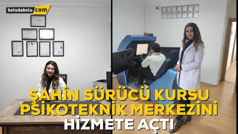 ŞAHİN PSİKOTEKNİK DEĞERLENDİRME MERKEZİ AÇILDI