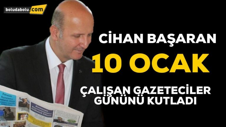 CİHAN BAŞARAN’DAN TEBRİK MESAJI