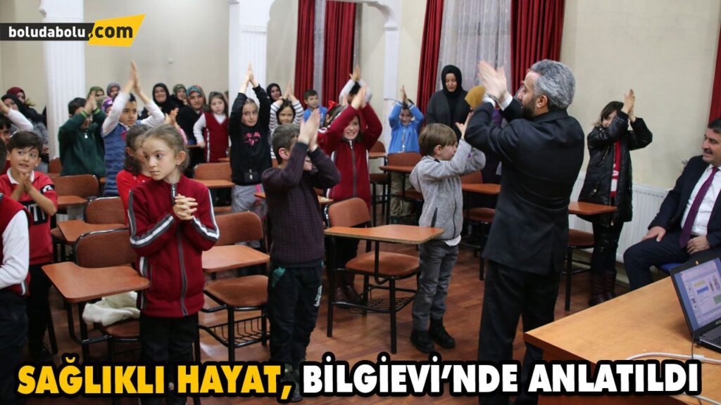SAĞLIKLI HAYAT, BİLGİEVİ’NDE ANLATILDI SAĞLIKLI HAYAT, BİLGİEVİ’NDE ANLATILDI