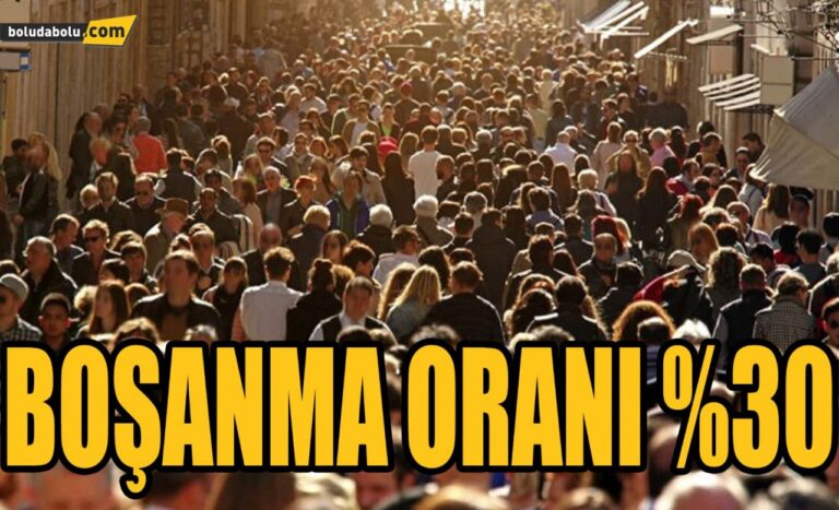 BOLU’DA 2019 YILI NÜFUS İSTATİSTİKLERİ AÇIKLANDI
