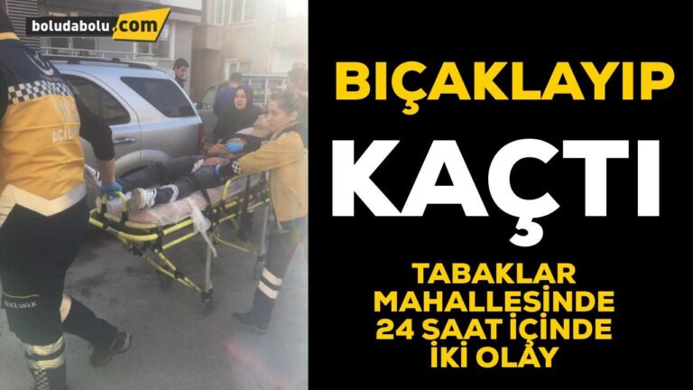 BIÇAKLAYIP KAÇTI