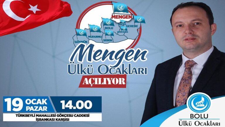 “20 YIL SONRA MENGEN’DE ÜLKÜ OCAKLARI AÇILIYOR”